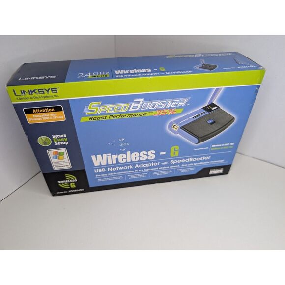 Linksys WUSB54GS-UK Wireless-G USB Network Adapter with SpeedBooster Open Box - Picture 4 of 7